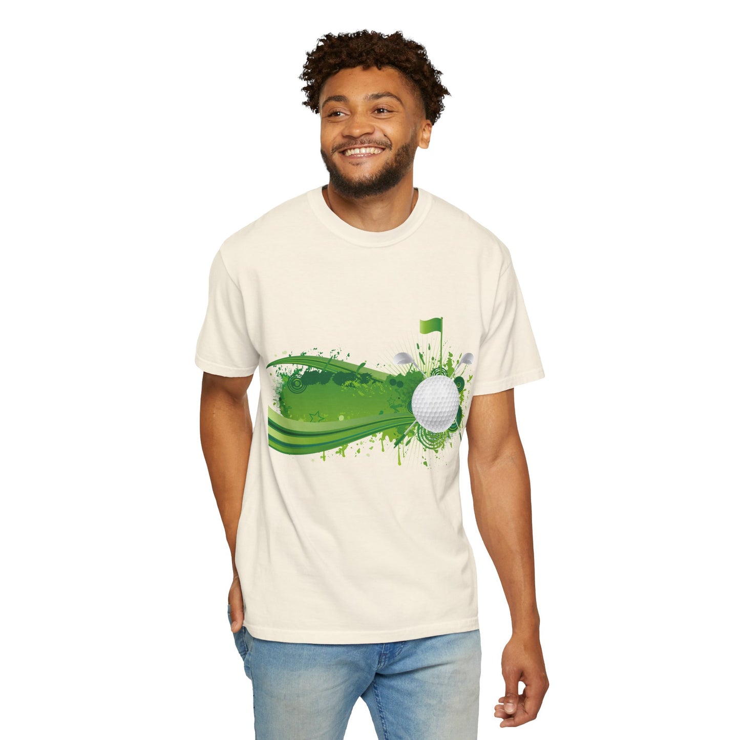 Golf Vibes Unisex Garment-Dyed T-Shirt - Perfect for Golf Enthusiasts