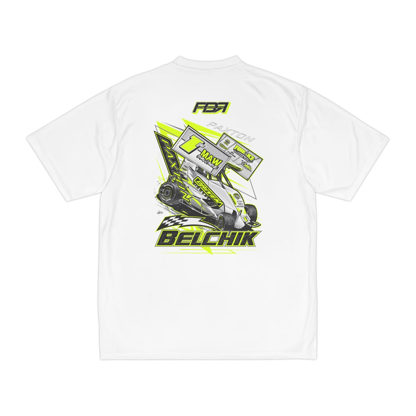 PBR Men's Performance T-Shirt with Bold Racing Design
