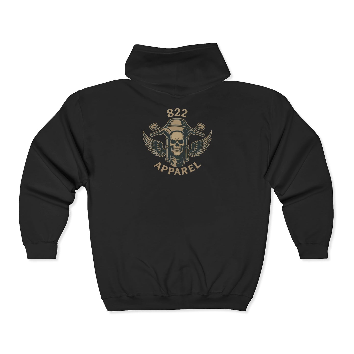 Harley Davidson Zip Hoodie - Unisex Heavy Blend™ Sweatshirt for Bikers, Gifts, Casual Wear, Motorcycle Events, Everyday Comfort