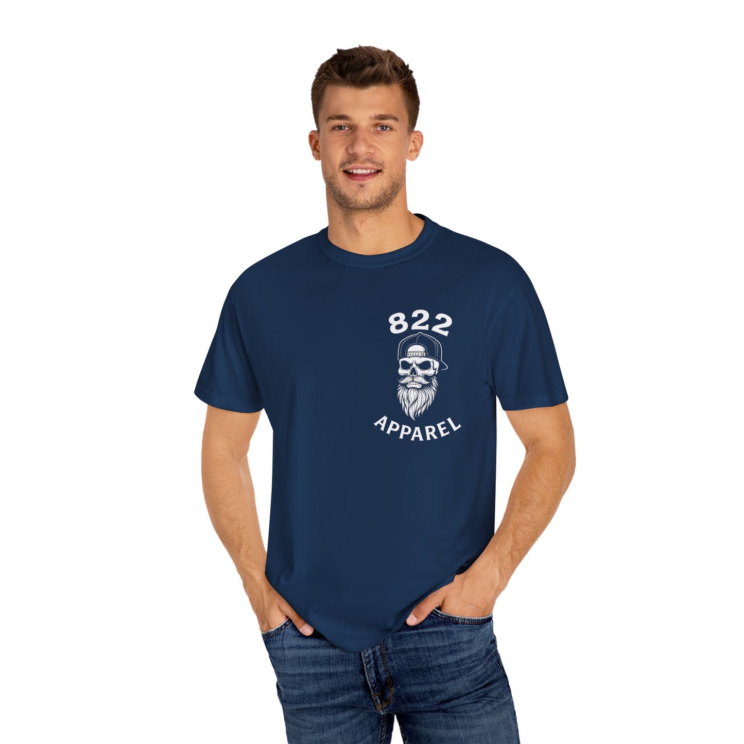 Casual Graphic T-Shirt: 822 Apparel with Vintage Beard Design