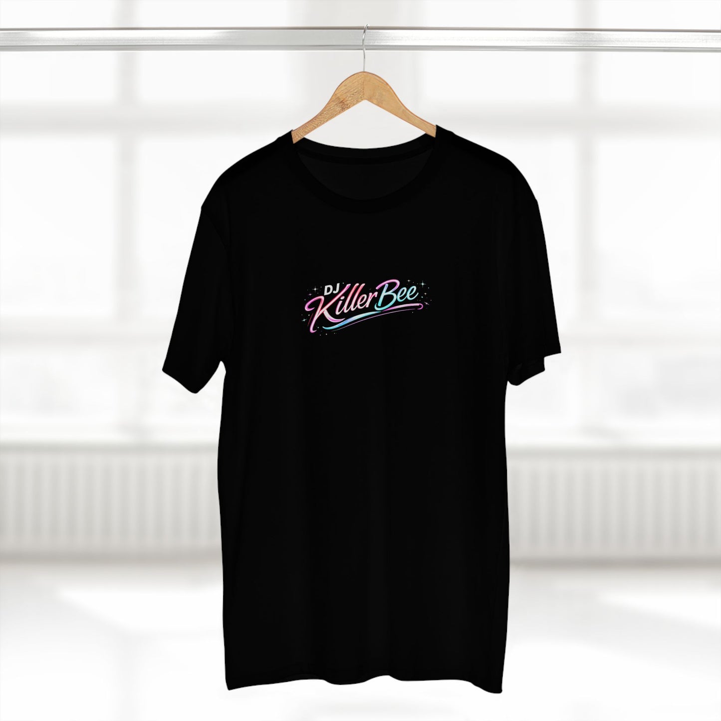 DJ Killer Bee Tee — Retro 80s Skull DJ Graphic T-Shirt
