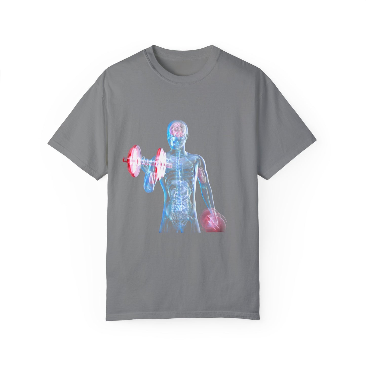 Unisex Fitness Anatomy Graphic T-Shirt - Weightlifting Design