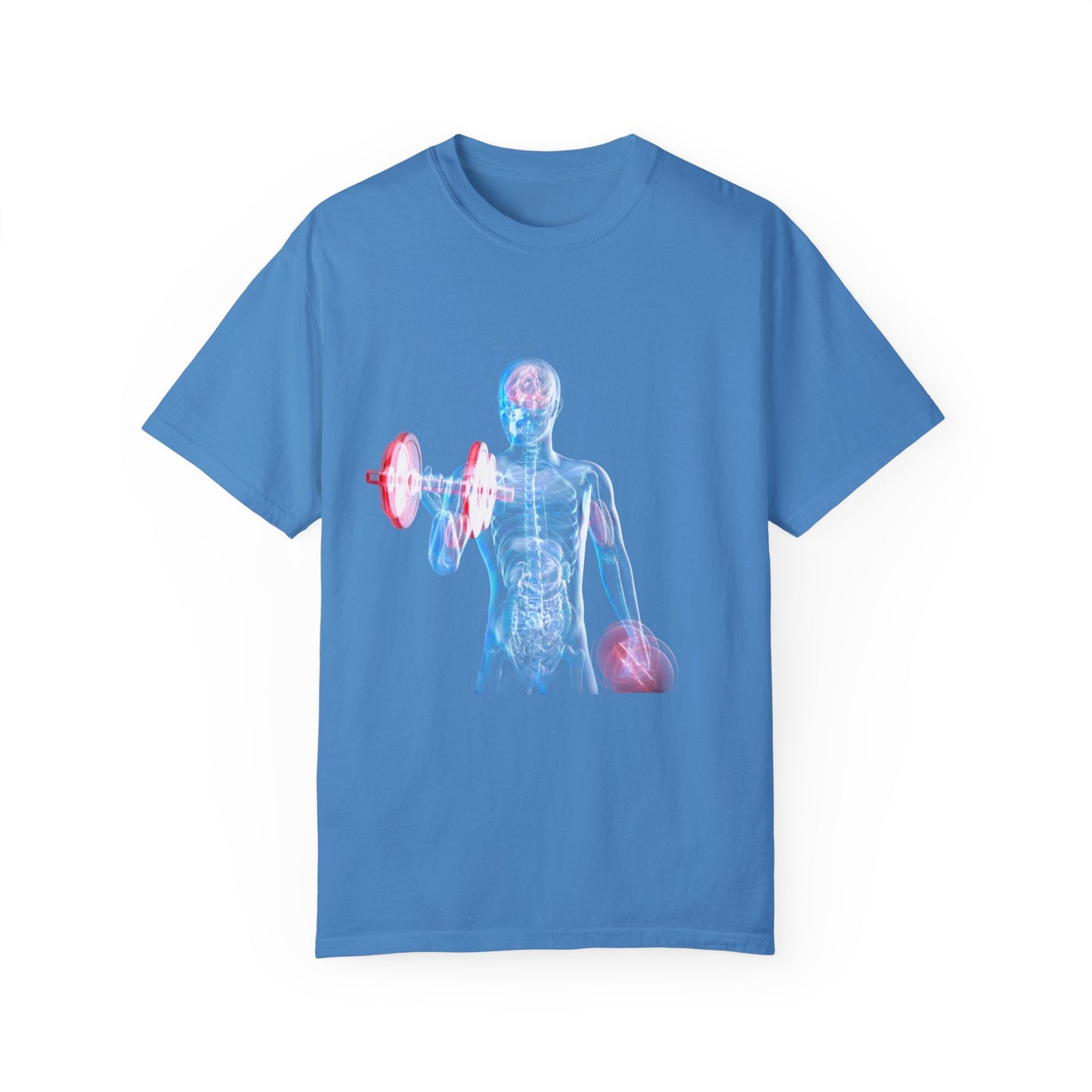 Unisex Fitness Anatomy Graphic T-Shirt - Weightlifting Design