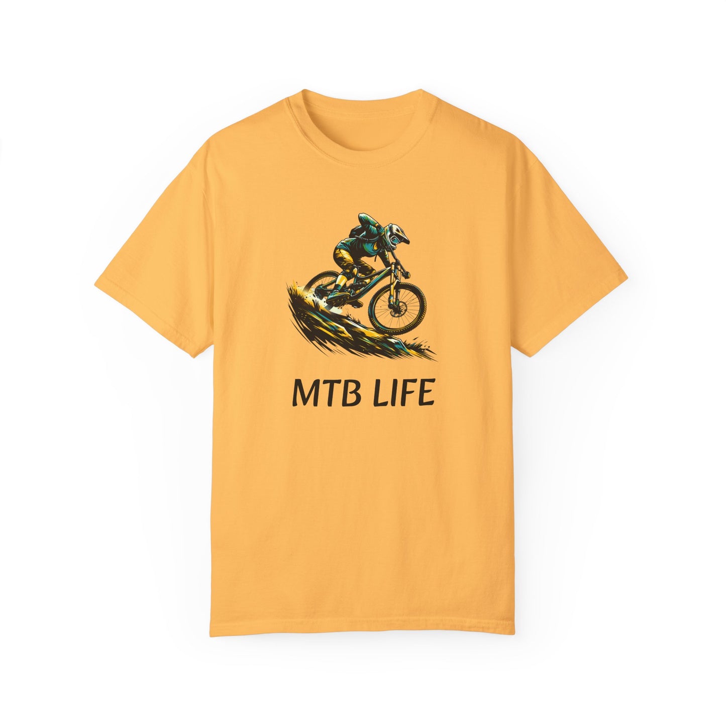 Unisex Garment-Dyed T-Shirt - MTB Life & 822 Apparel Designs for Active Lifestyles