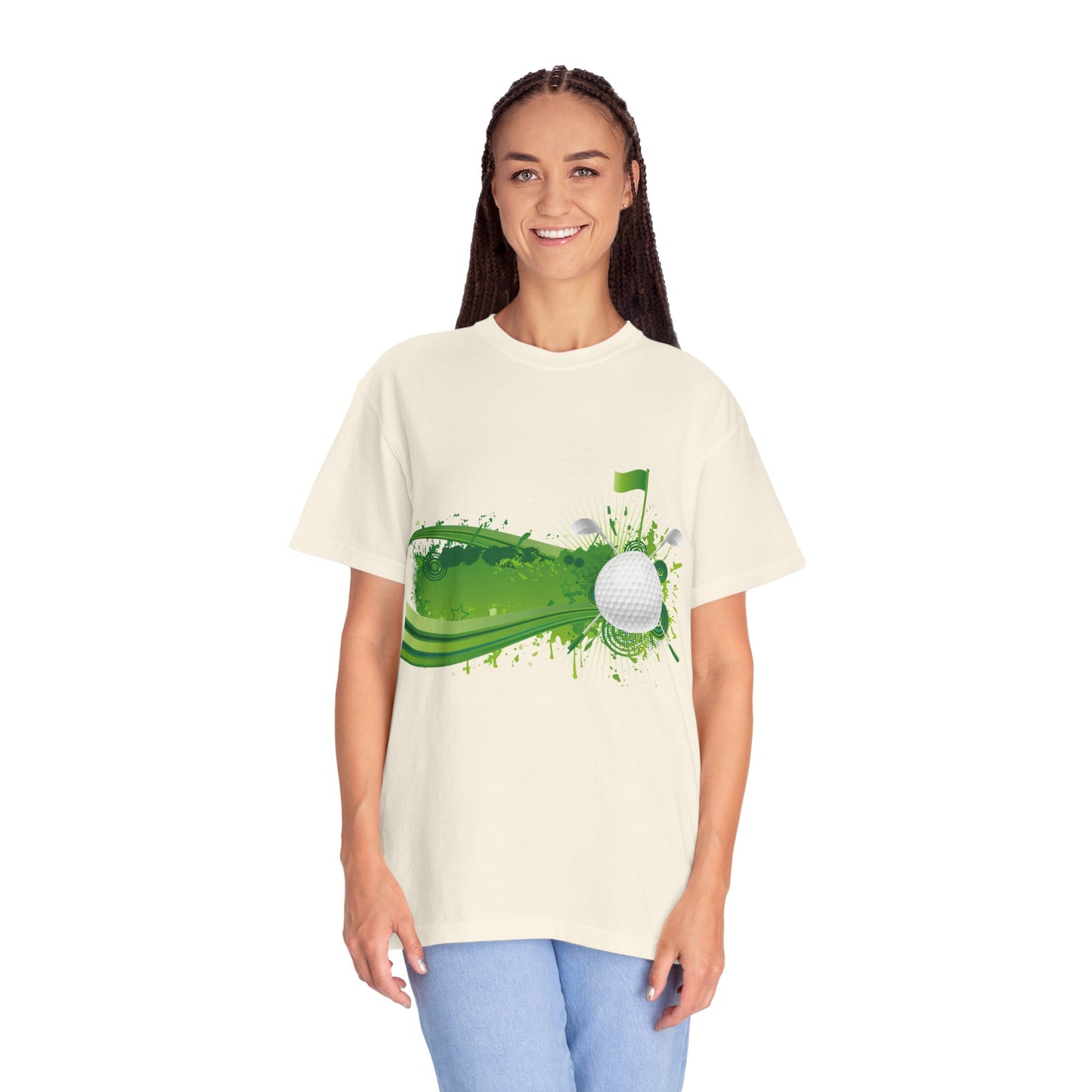 Golf Vibes Unisex Garment-Dyed T-Shirt - Perfect for Golf Enthusiasts