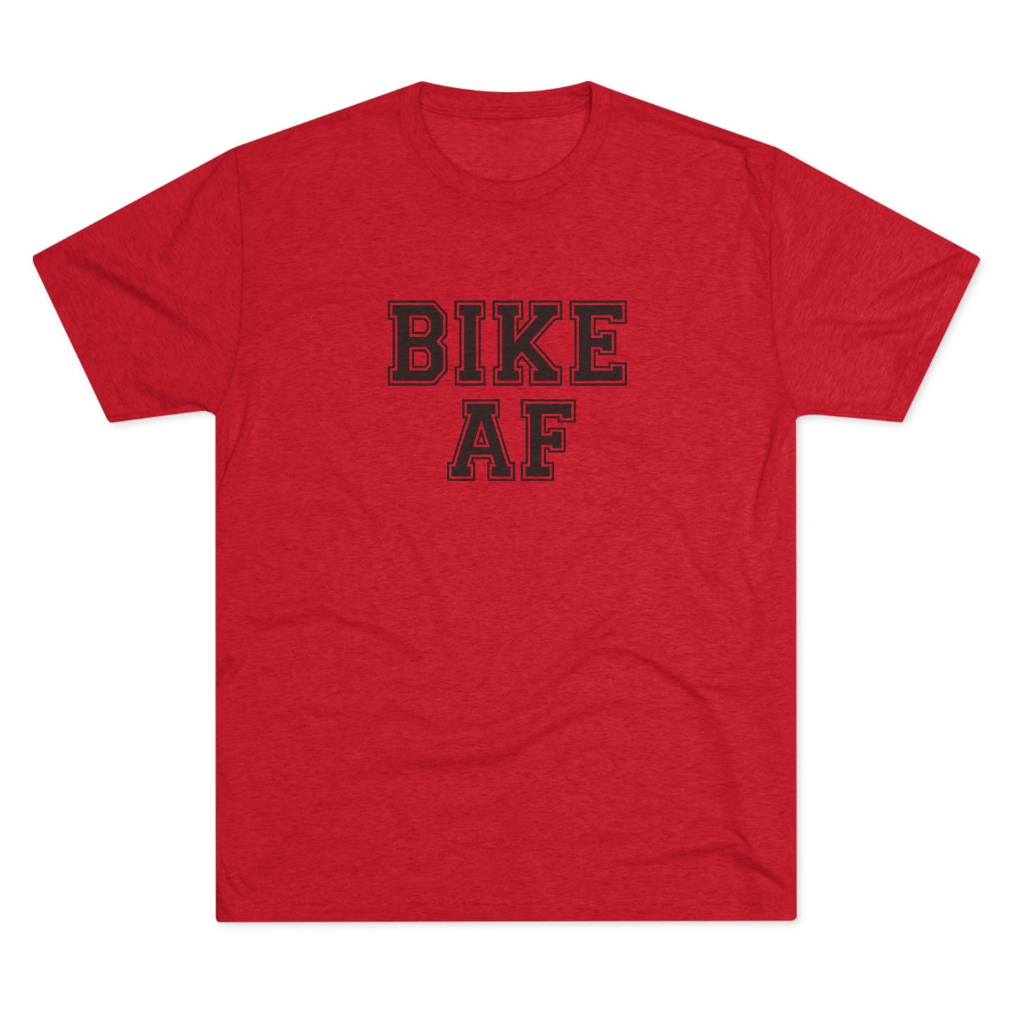 Bike AF Unisex Tri-Blend Crew Tee - Perfect for Cyclists, Biking Enthusiasts, Gift for Him/Her, Active Lifestyle, Casual Wear