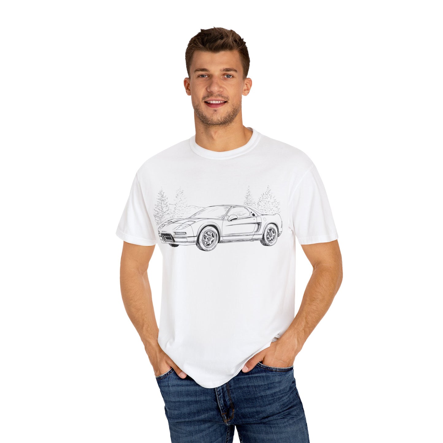 Vintage Car Illustration Unisex T-Shirt