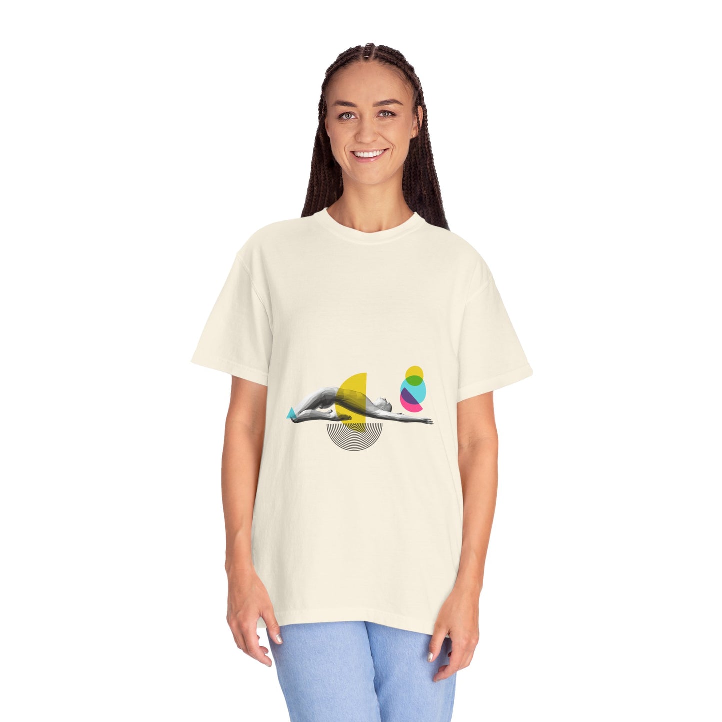Colorful Graphic Unisex T-Shirt - Modern Art Design