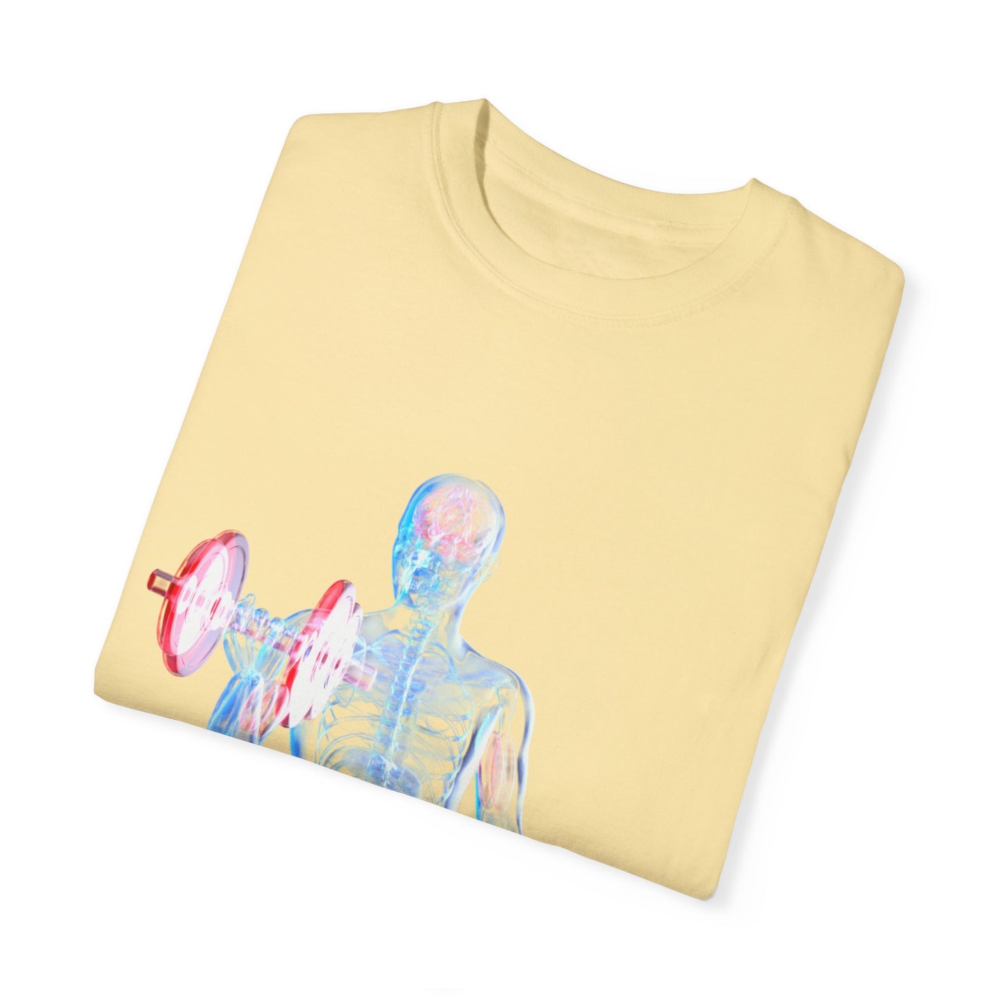 Unisex Fitness Anatomy Graphic T-Shirt - Weightlifting Design