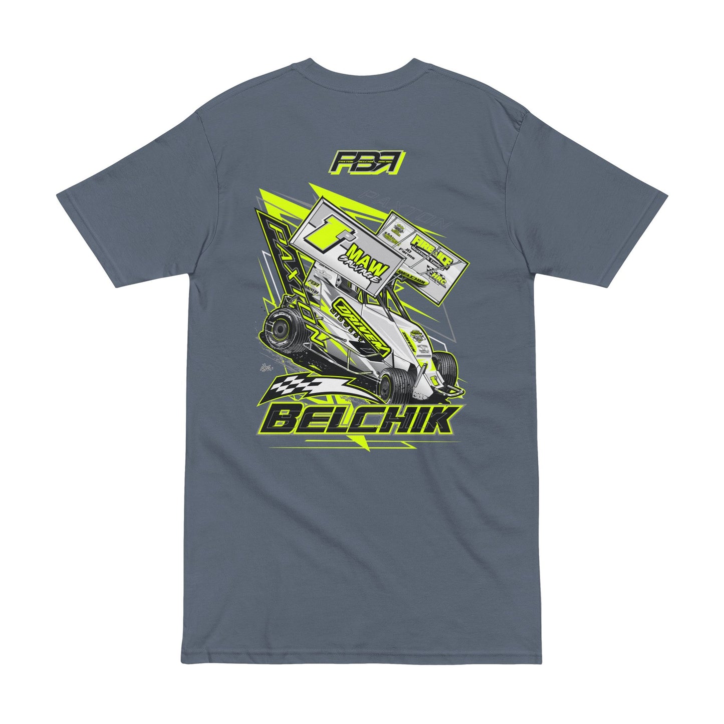 PBR Men's Heavyweight Racing Tee - Fusion Speed Graphic Shirt