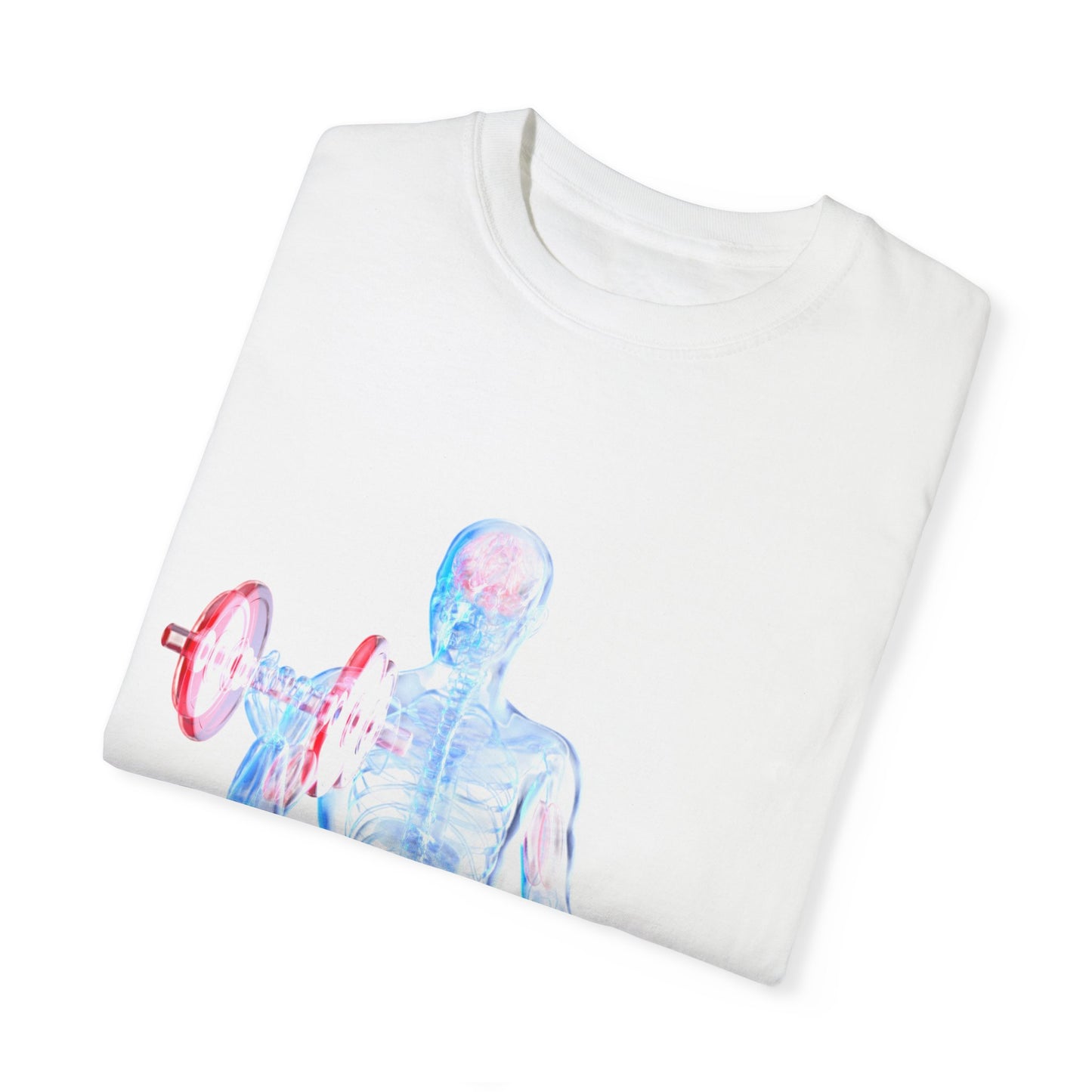 Unisex Fitness Anatomy Graphic T-Shirt - Weightlifting Design