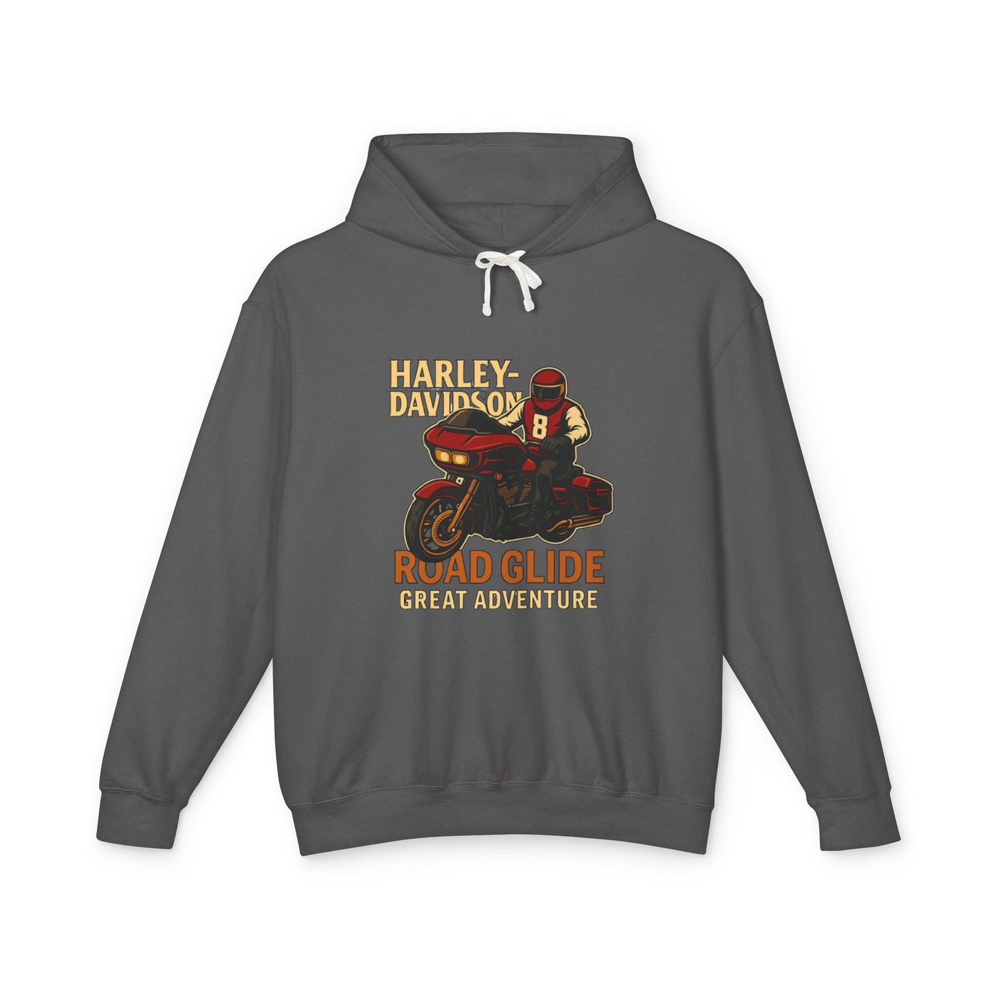 Harley-Davidson Adventure Hoodie for Motorcycle Enthusiasts, Unisex Sweatshirt, Lightweight Hoodie, Gift for Bikers, Road Trip Apparel