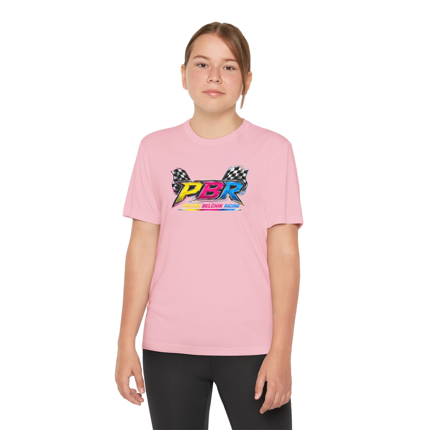 DriFit Youth Racing Tee — PBR Paxton Belchik Competitor Shirt