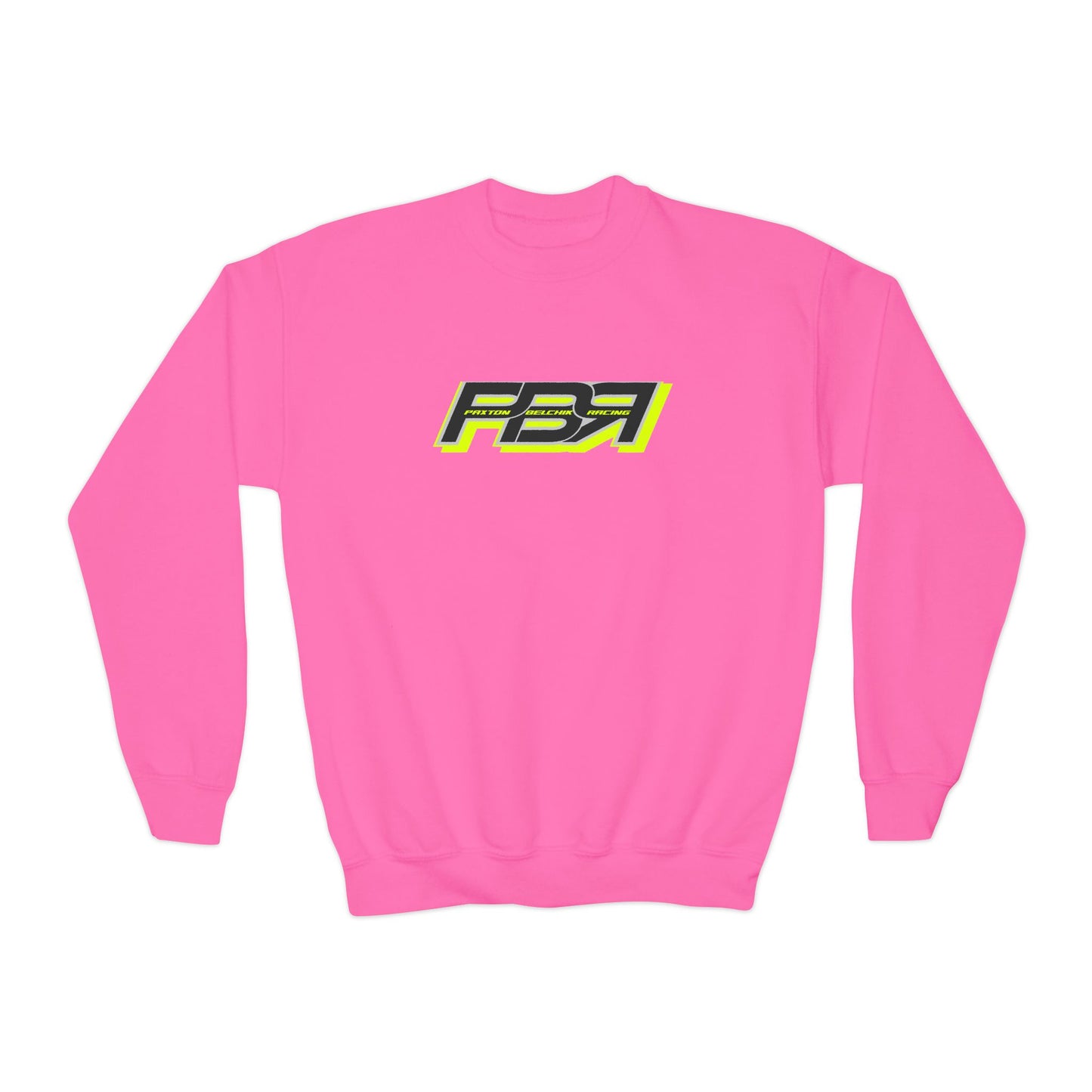 PBR Youth Crewneck Sweatshirt - Bold Racing Design for Young Fans