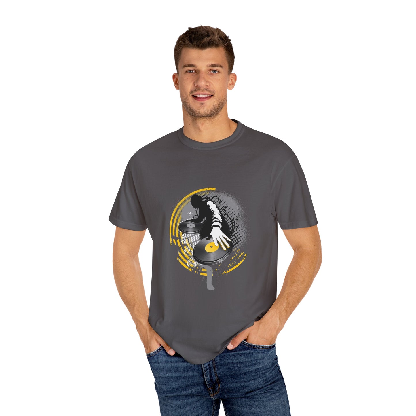 Vibrant DJ Graphic Unisex T-Shirt - Perfect for Music Lovers
