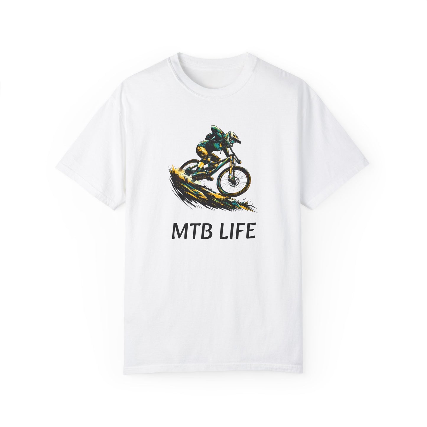 Unisex Garment-Dyed T-Shirt - MTB Life & 822 Apparel Designs for Active Lifestyles
