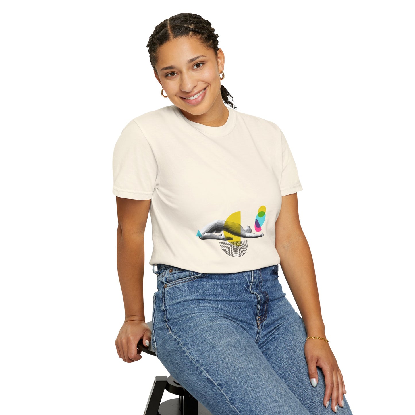 Colorful Graphic Unisex T-Shirt - Modern Art Design