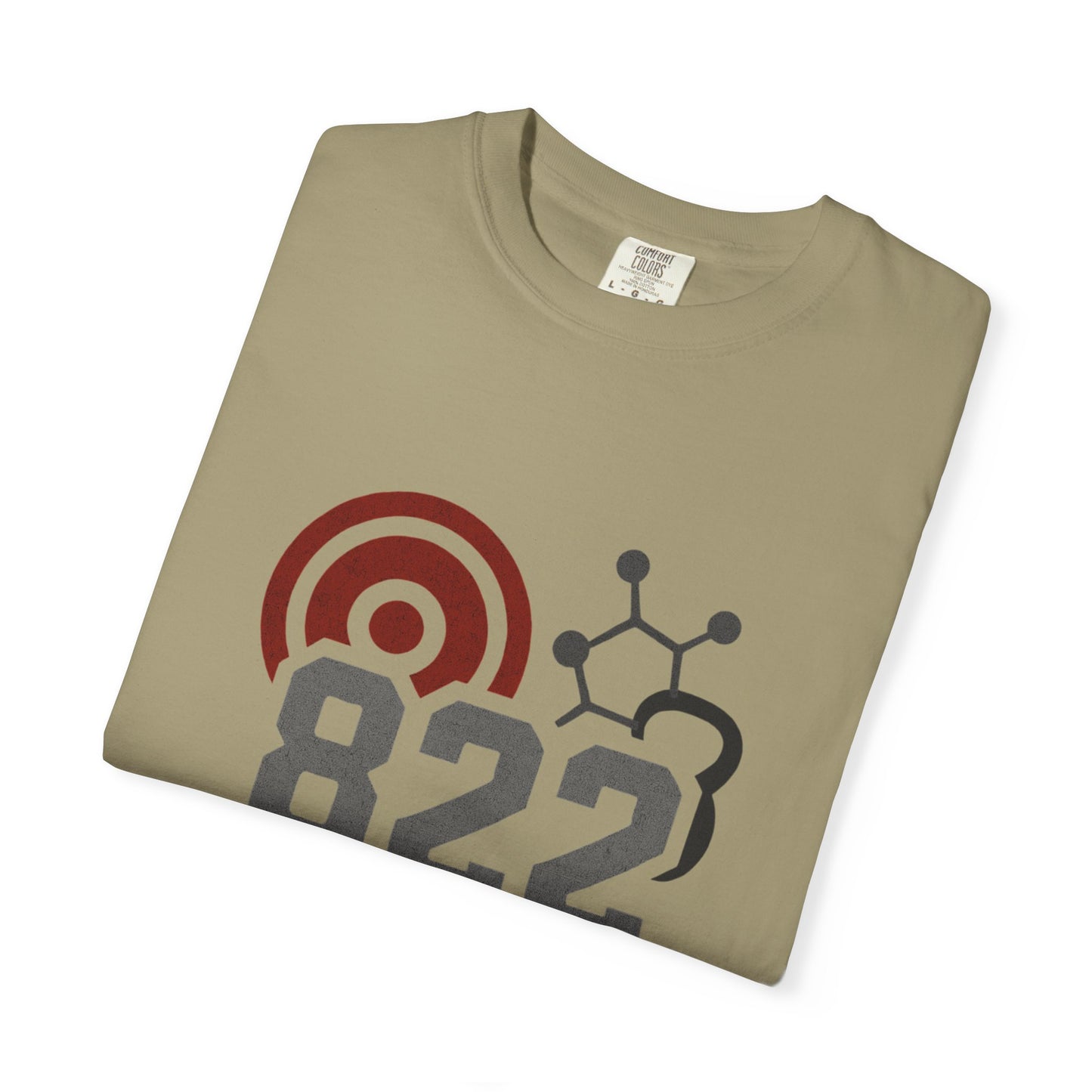 Unisex Garment-Dyed T-shirt | 822 Supplements Vibe, Casual Wear, Gift for Fitness Enthusiasts, Workout Apparel, Everyday Comfort