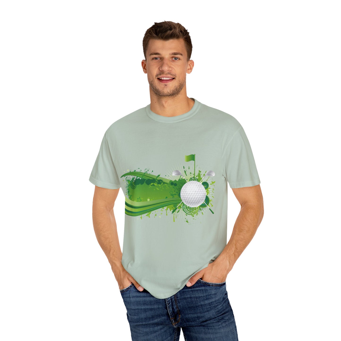 Golf Vibes Unisex Garment-Dyed T-Shirt - Perfect for Golf Enthusiasts