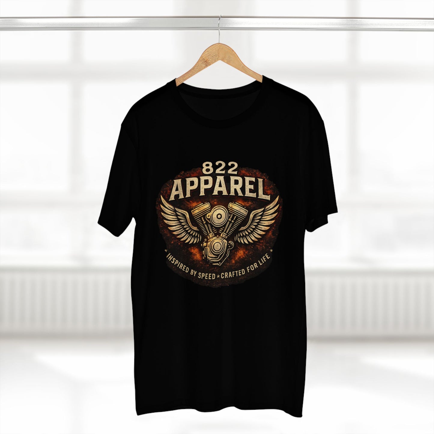 822 Apparel Vintage Motorcycle T-Shirt – Inspired by Speed, Crafted for Life