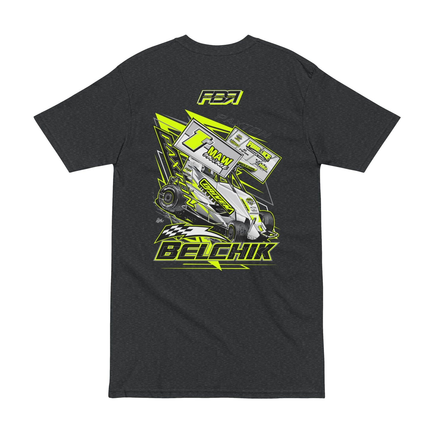PBR Men's Heavyweight Racing Tee - Fusion Speed Graphic Shirt