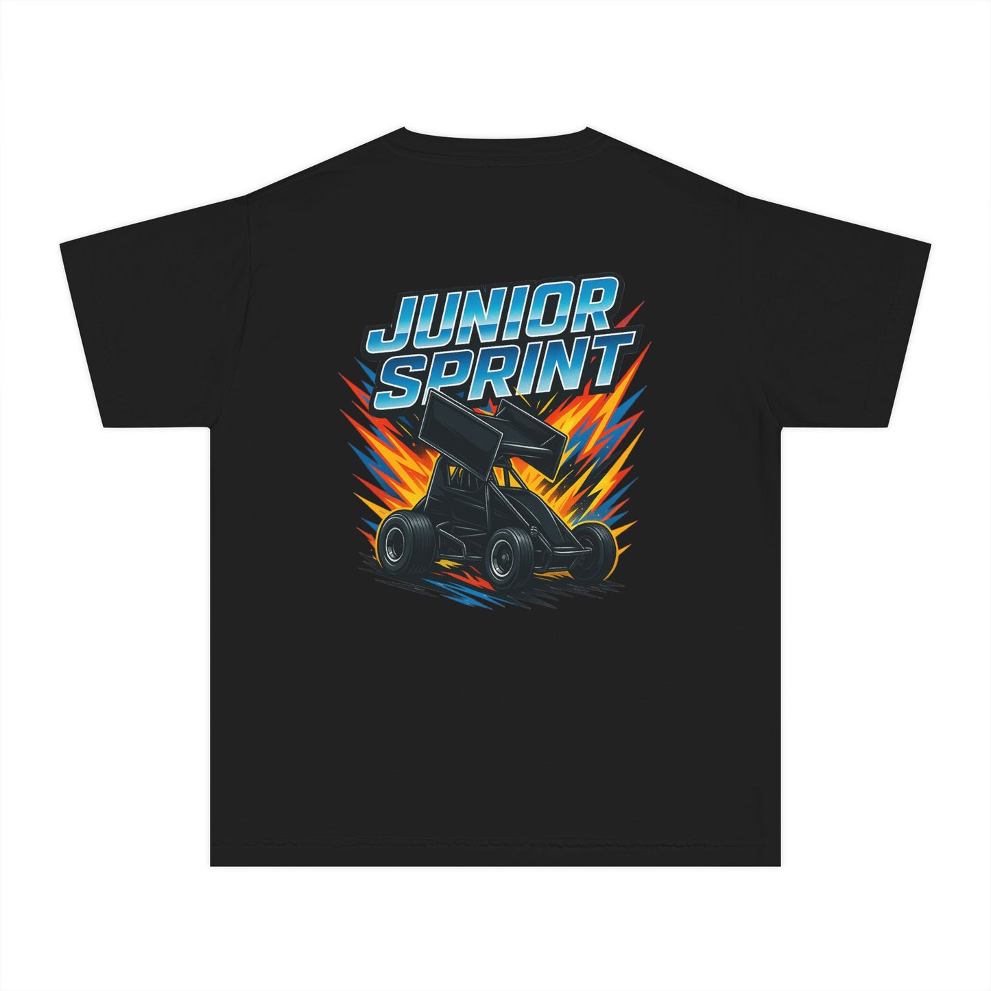 Youth Racing Tee, Cool Racing Shirt for Kids, Junior Sprint T-Shirt, Comfortable T-Shirt for Young Racers, Gift for Racing Fans