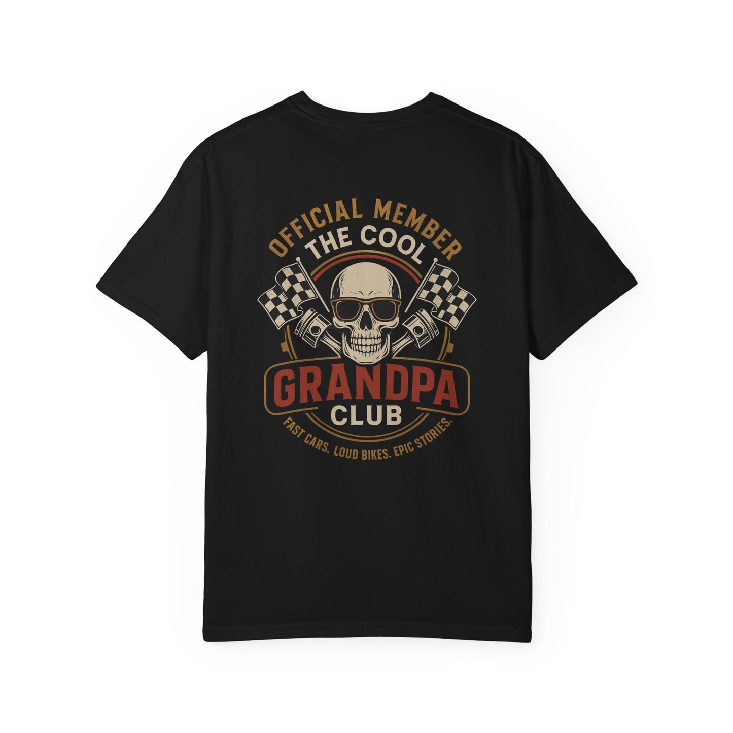 Cool Grandpa Club T-Shirt - Unisex Garment-Dyed Tee