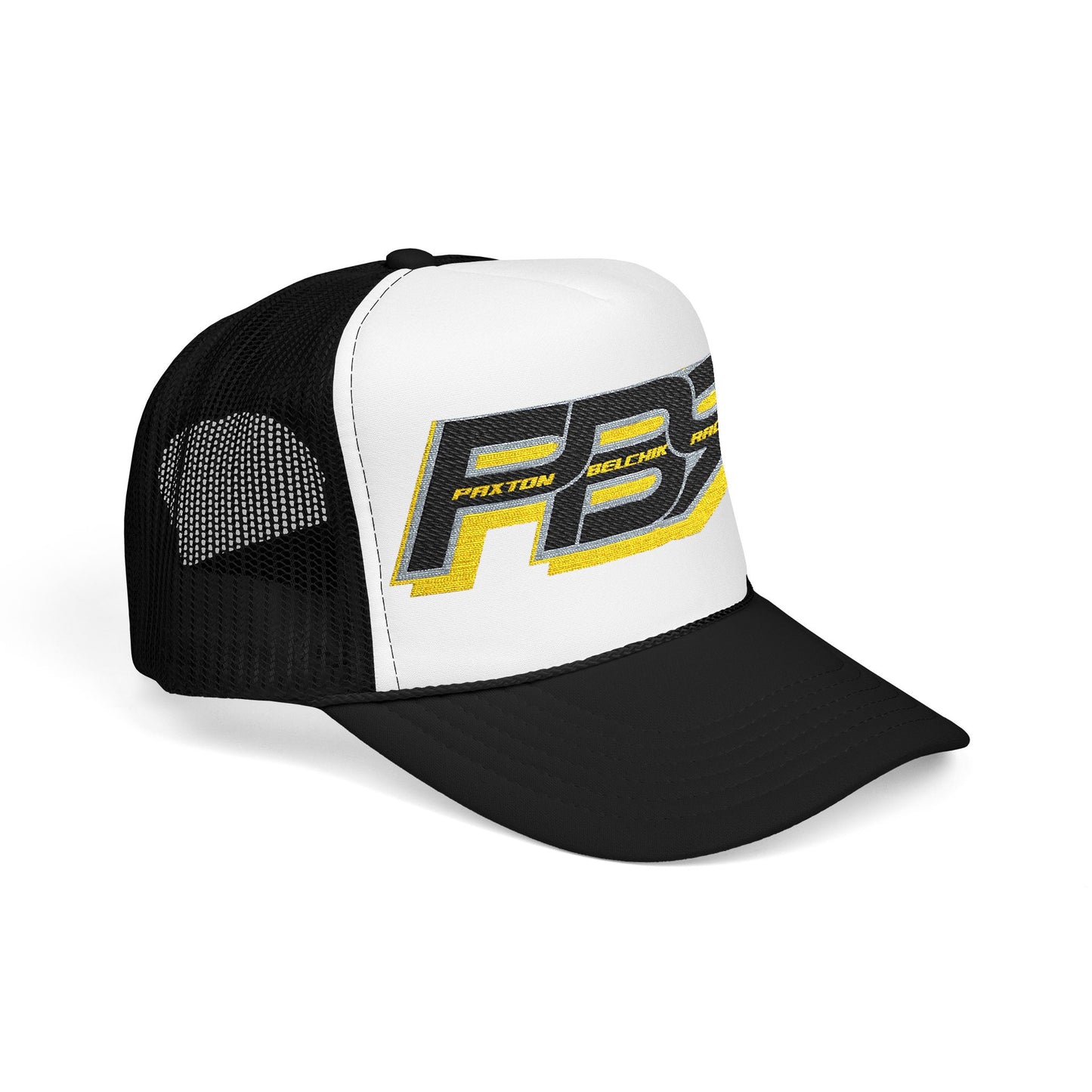Racing Foam Trucker Hat with Embroidered PB7 Logo