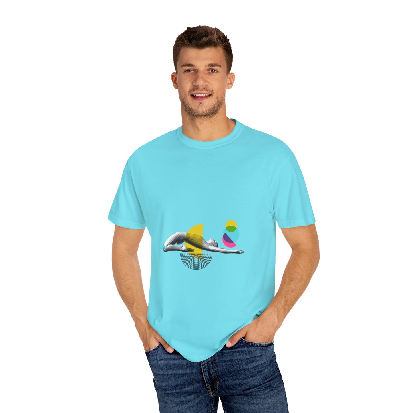 Colorful Graphic Unisex T-Shirt - Modern Art Design