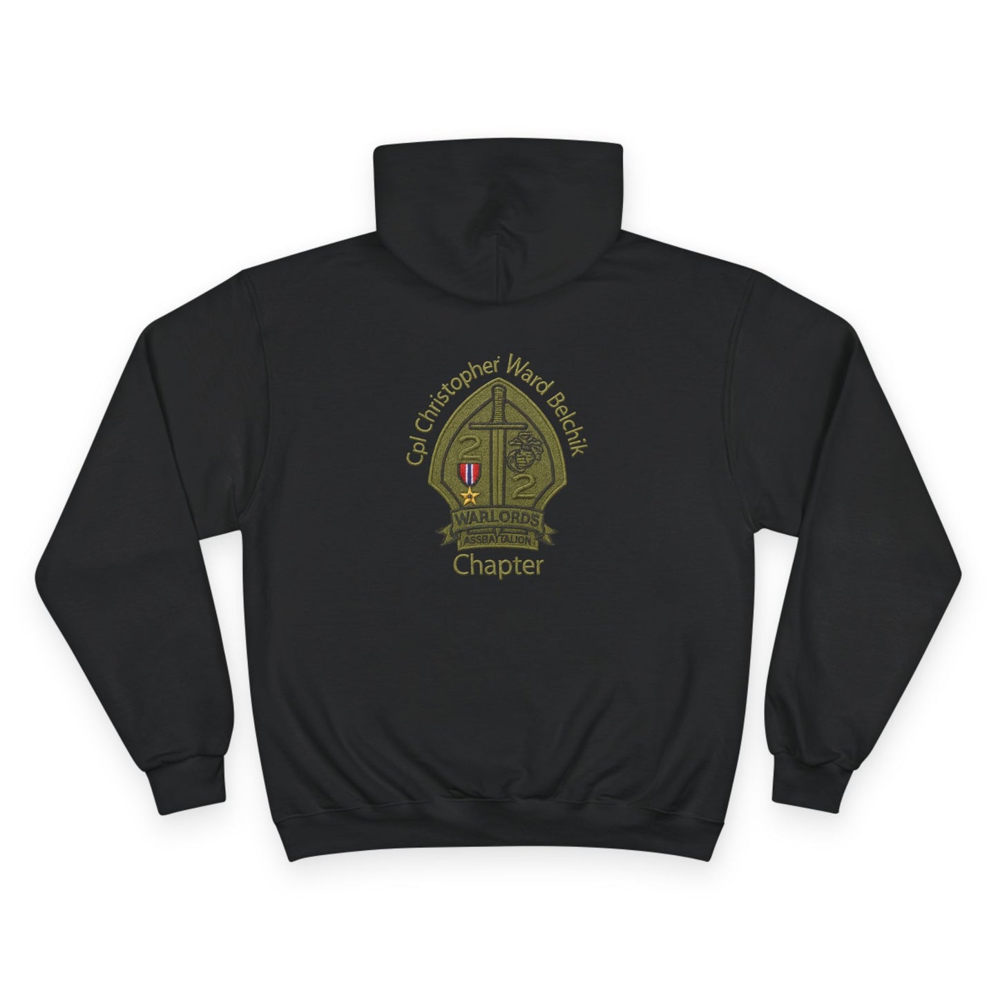 CWB Champion Hoodie with Custom Emblem, Cozy Sweatshirt for Casual Outfits, Gift for Graduates, Perfect for Celebrations, Comfort Wear
