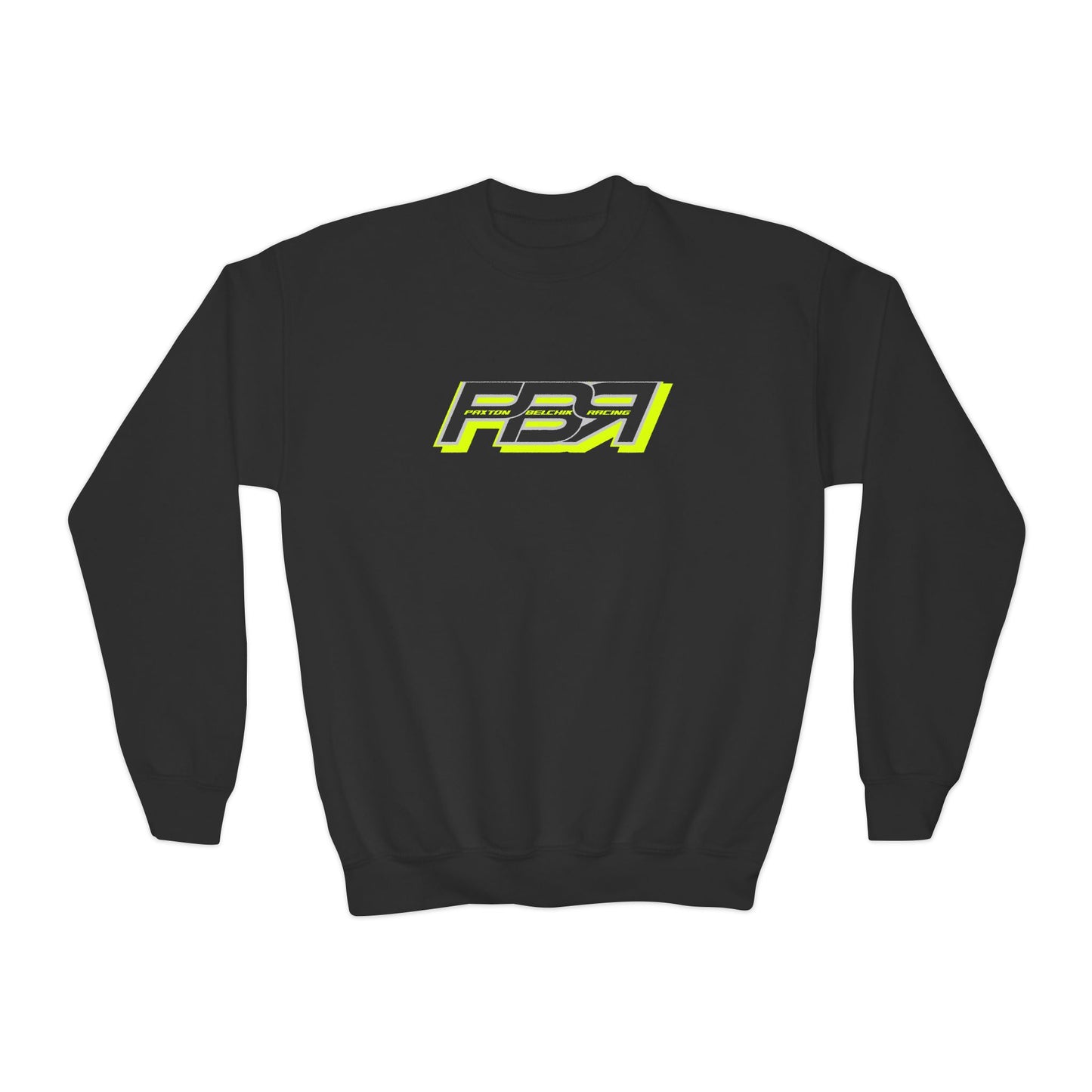 PBR Youth Crewneck Sweatshirt - Bold Racing Design for Young Fans