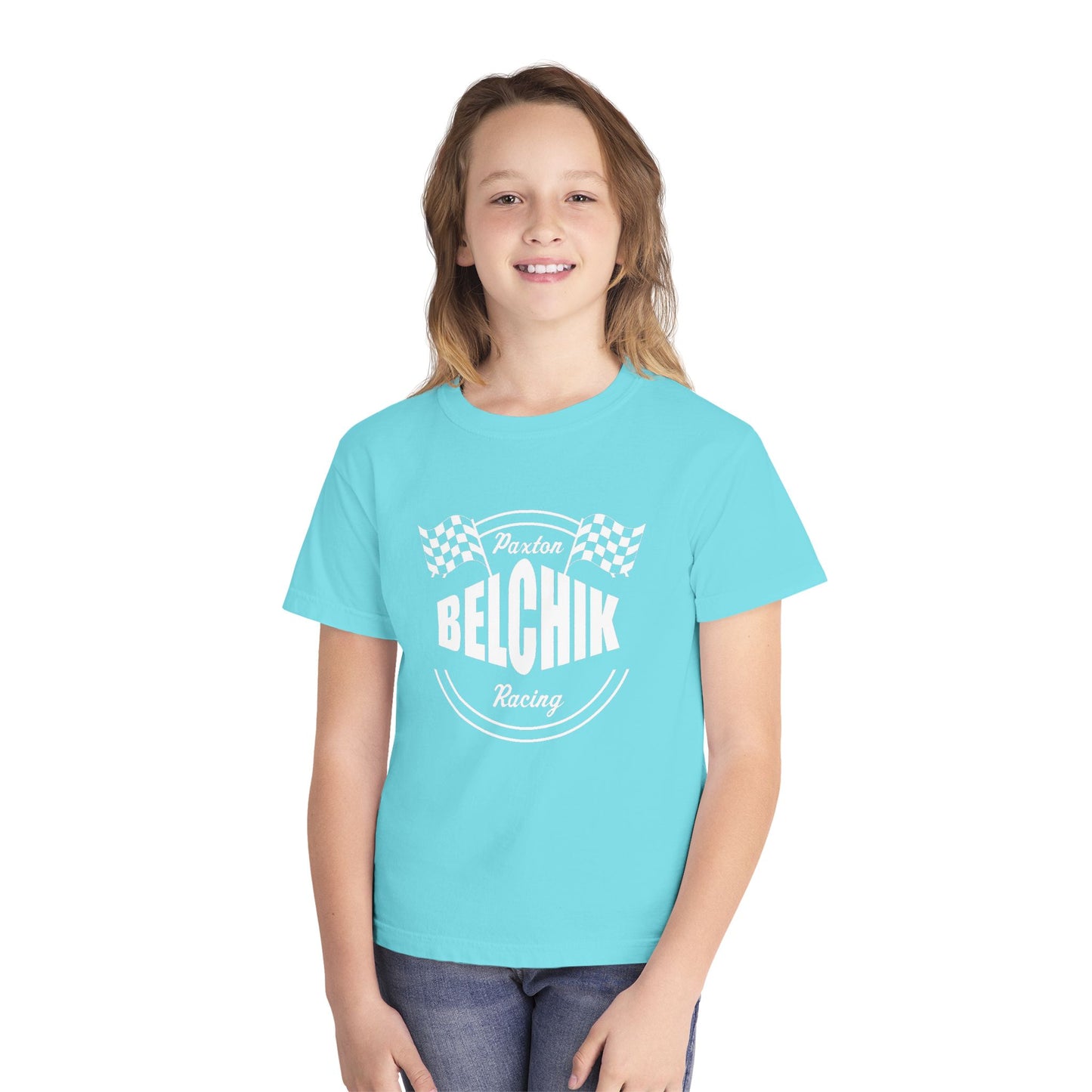 Youth Racing Tee - Perfect for Young Fans, Sports Events, Birthday Gifts, Team Spirit, Kids' Activities, and Everyday Wear