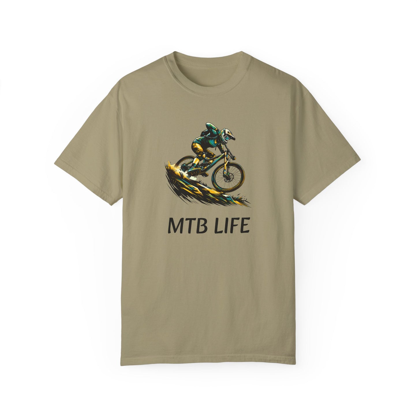 Unisex Garment-Dyed T-Shirt - MTB Life & 822 Apparel Designs for Active Lifestyles