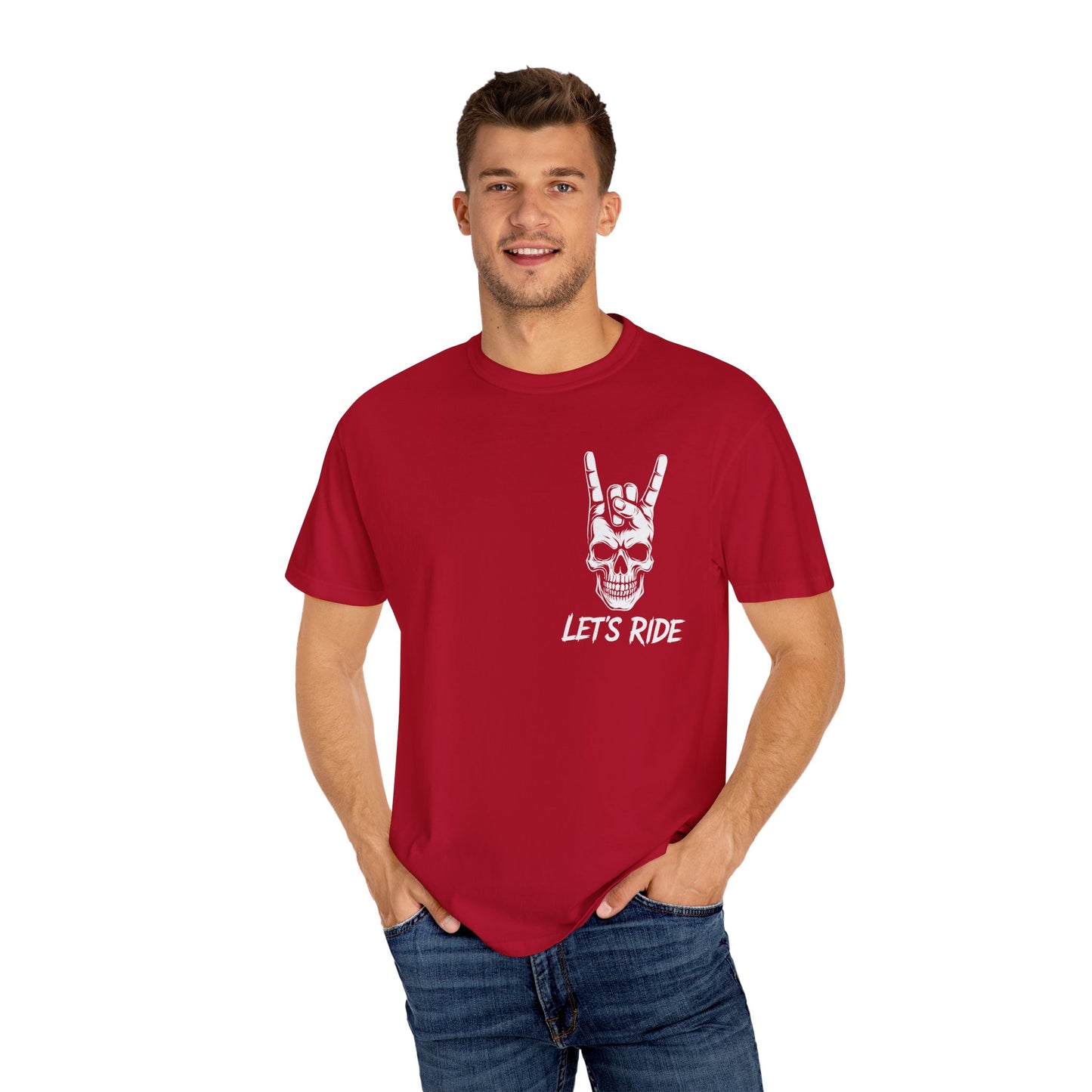 822 Apparel T-Shirt — Bold Maltese Cross Graphic, "Est. 2025" Back Print