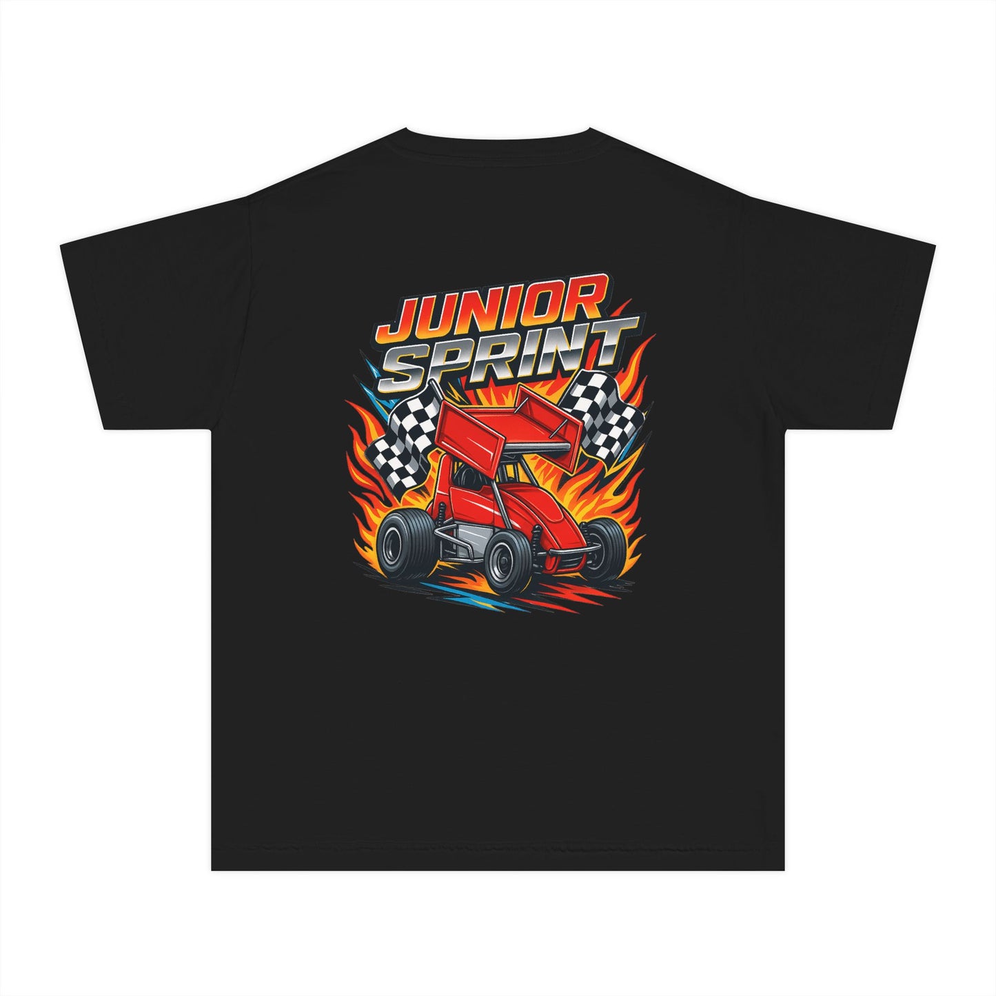 Youth Racing Tee - Perfect for Little Speedsters, Junior Sprint Fans, Birthday Gifts, Racing Events, Everyday Wear