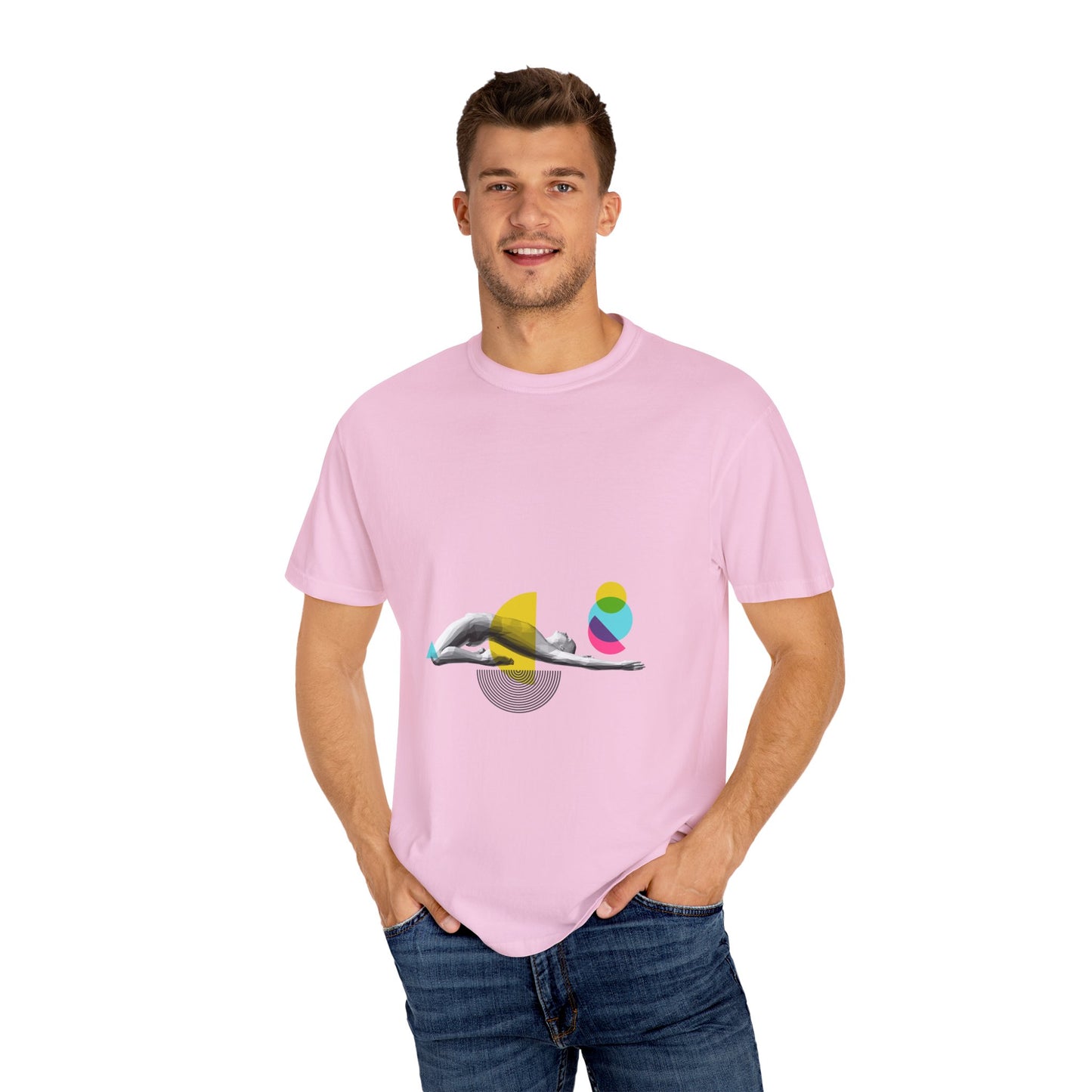 Colorful Graphic Unisex T-Shirt - Modern Art Design