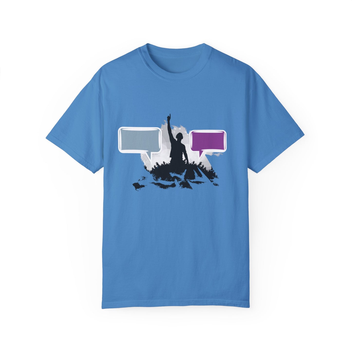Unisex Garment-Dyed T-shirt: Empowering Voice and Sound Wave Art