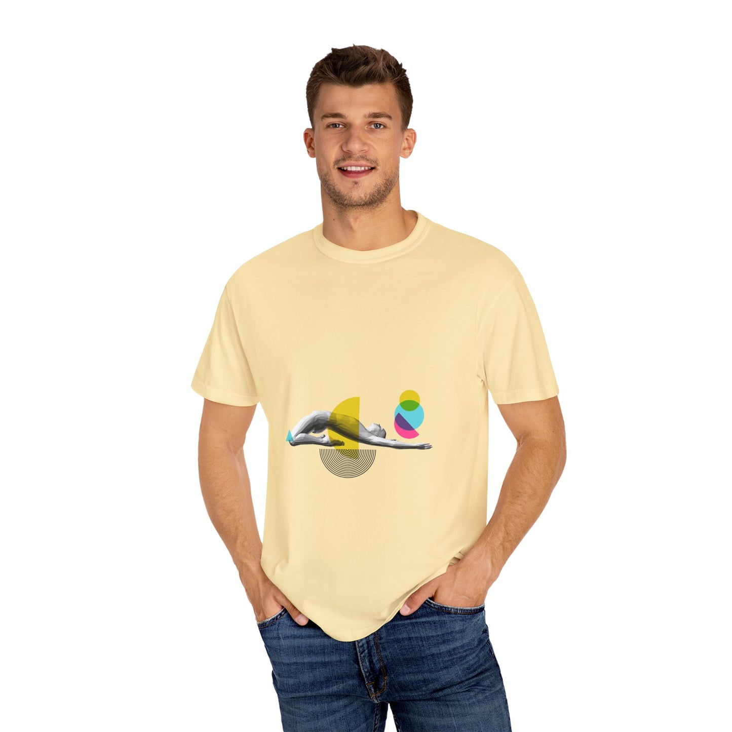 Colorful Graphic Unisex T-Shirt - Modern Art Design