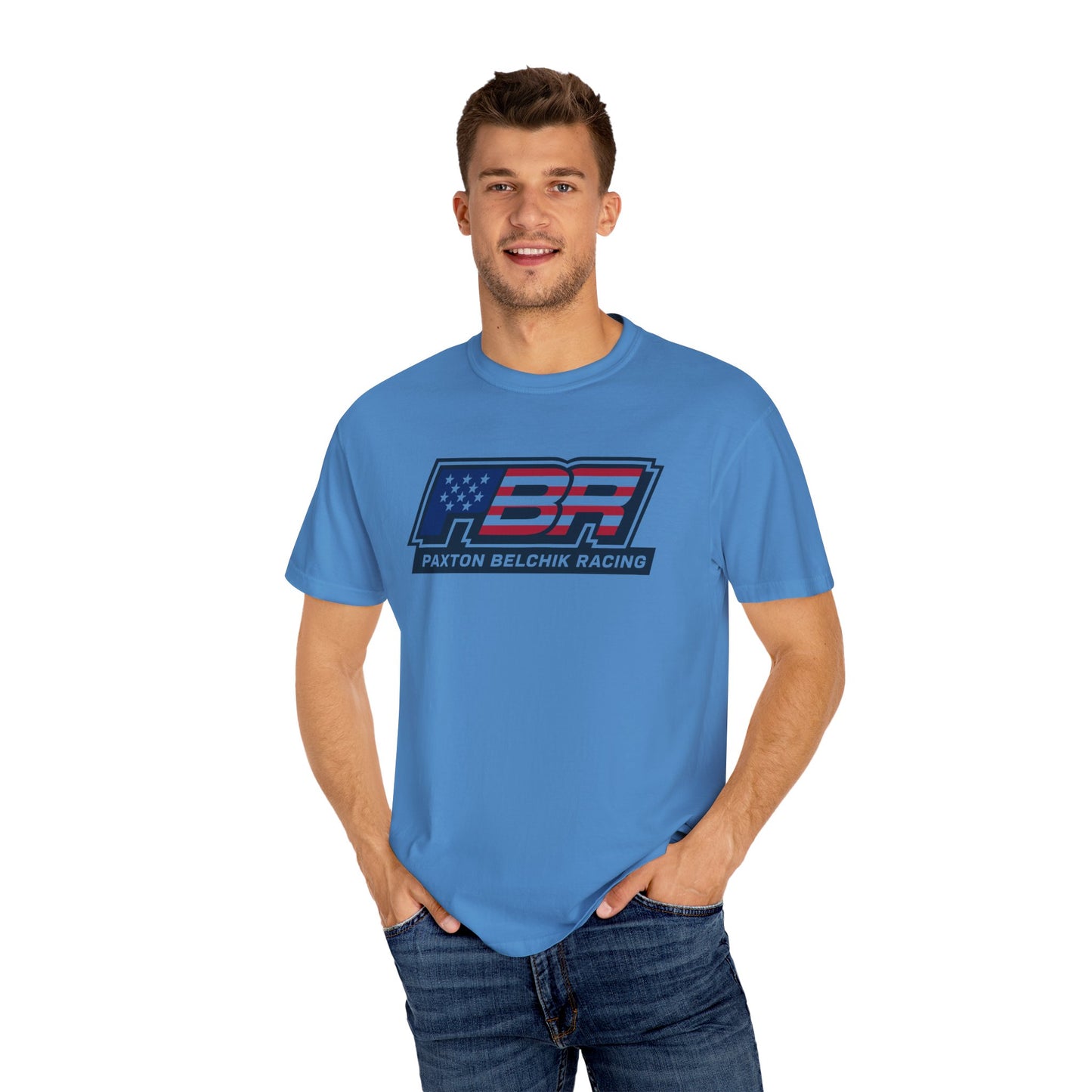 PBR Patriotic Racing T-Shirt | Unisex Tee, 4th of July Gift, American Eagle Design, Racing Merchandise, Casual Wear