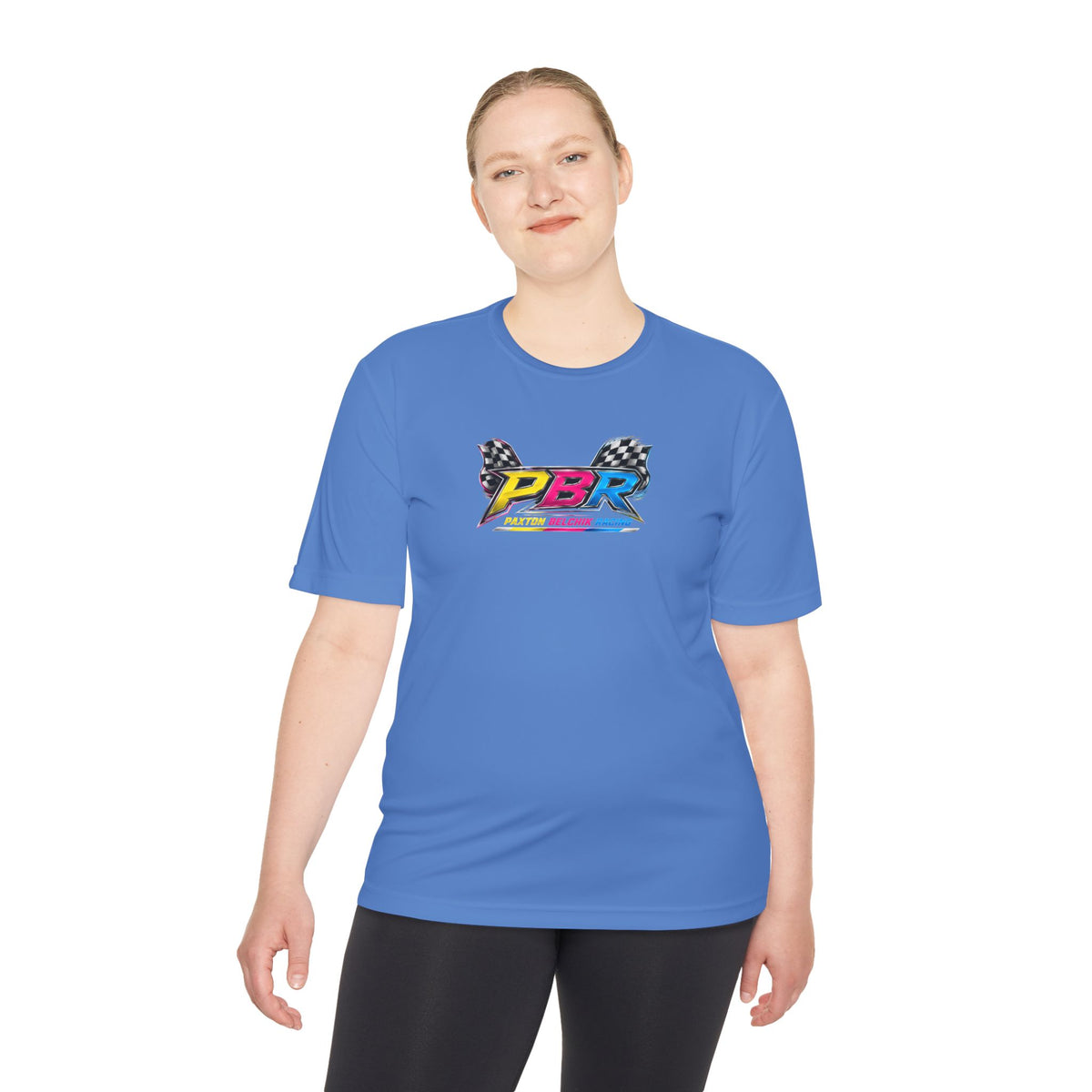 Dri Fit PBR Racing Tee — Vintage Sponsor Patch Graphic