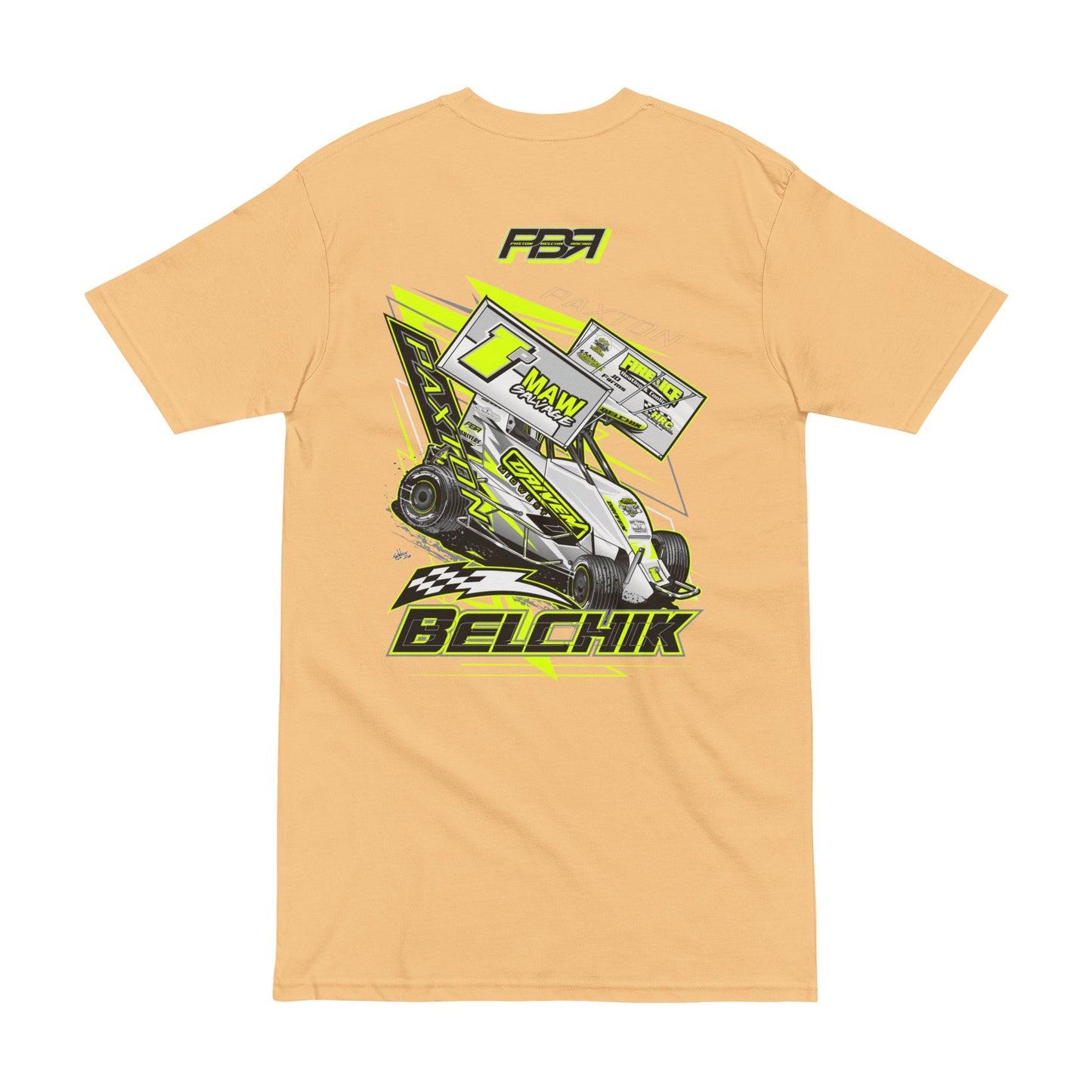 PBR Men's Heavyweight Racing Tee - Fusion Speed Graphic Shirt