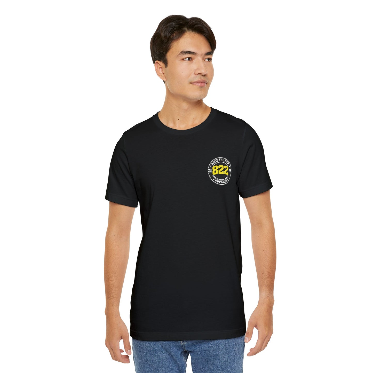 T-Shirt — 'Raise The Bar 822 Apparel' Vintage Athletic Logo Tee