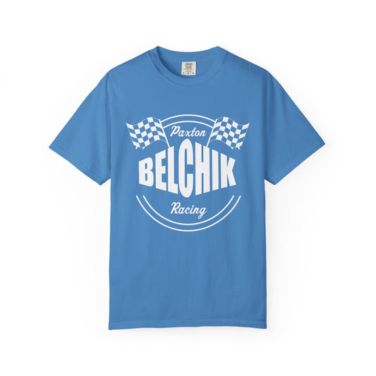 Racing-Themed Unisex Garment-Dyed T-Shirt, Casual Racing Tee, Gift for Race Lovers, Vintage Racing Apparel, Everyday Comfortable Wear