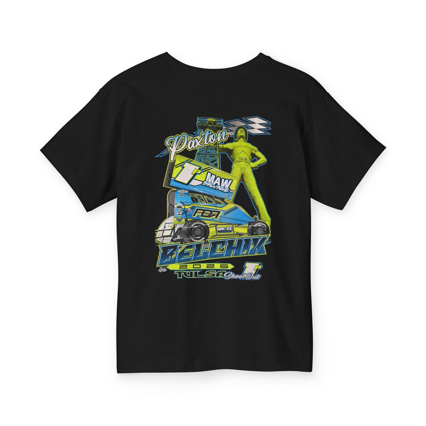Youth Racing Tee – PBR “Go Fast” Graphic Car & Driver Design