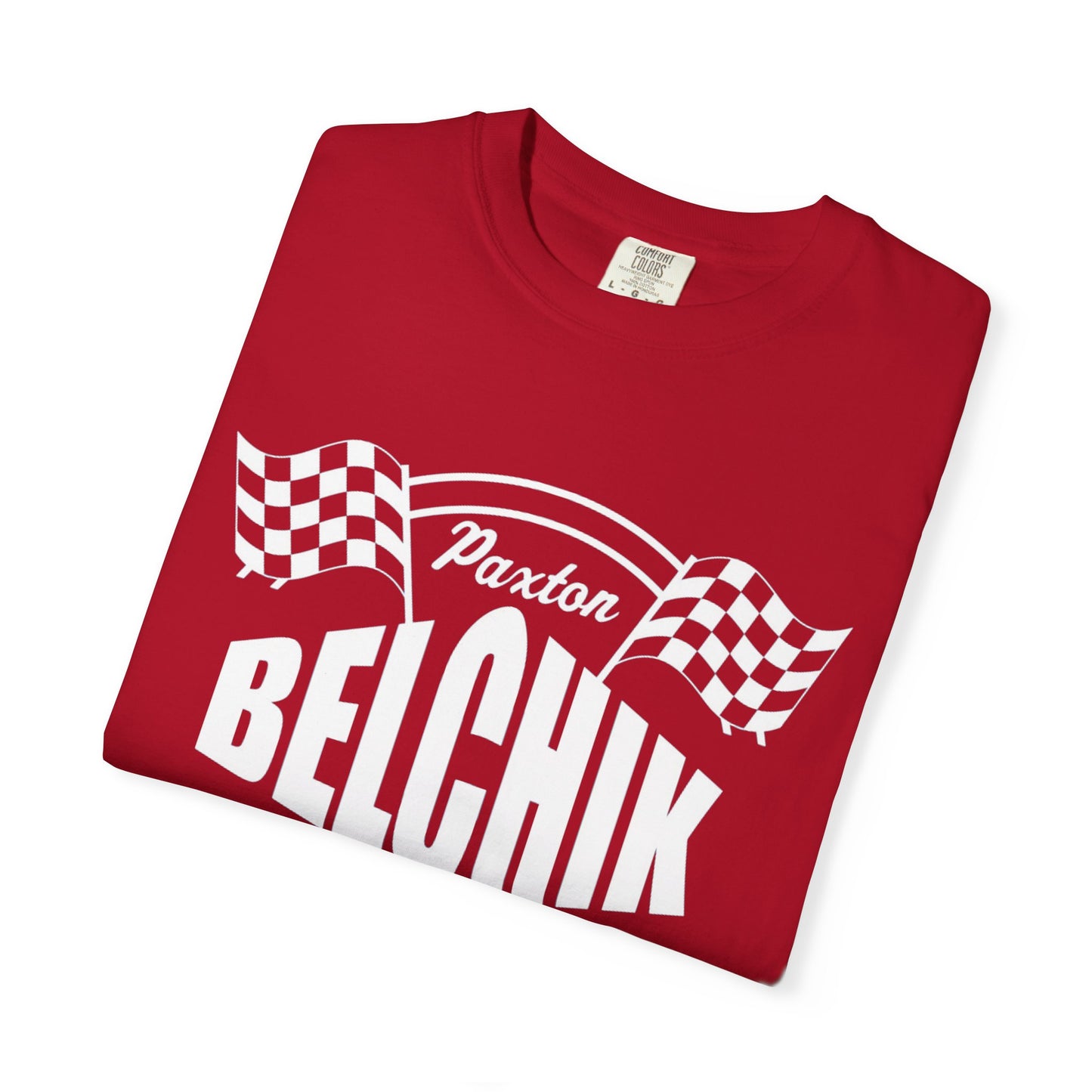 Racing-Themed Unisex Garment-Dyed T-Shirt, Casual Racing Tee, Gift for Race Lovers, Vintage Racing Apparel, Everyday Comfortable Wear