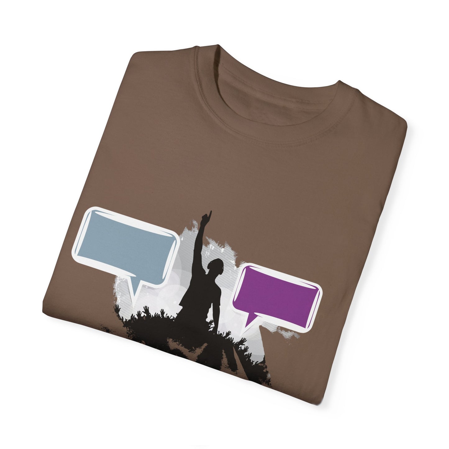 Unisex Garment-Dyed T-shirt: Empowering Voice and Sound Wave Art