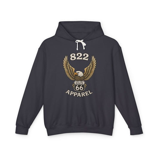 Route 66 Eagle Graphic Unisex Lightweight Hoodie