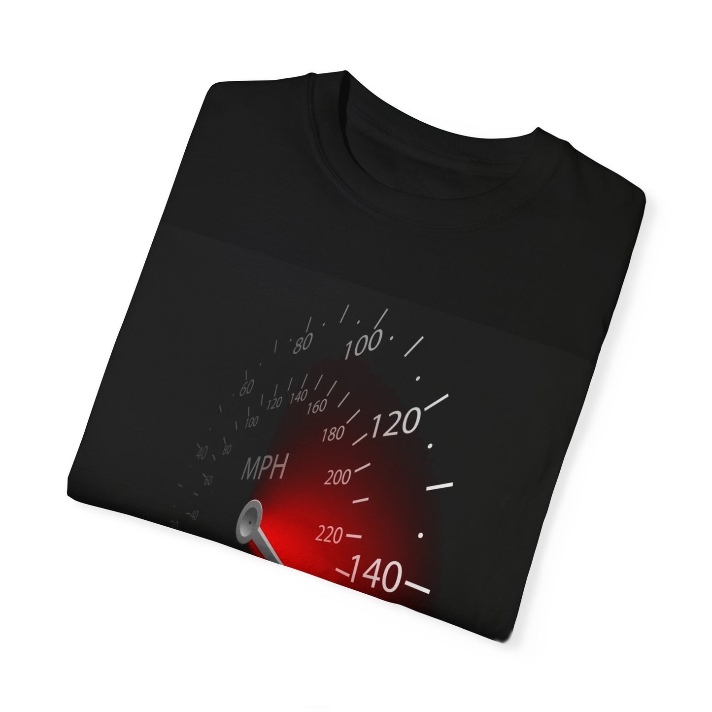 Speedometer Graphic Unisex Garment-Dyed T-Shirt - Perfect Gift for Car Enthusiasts