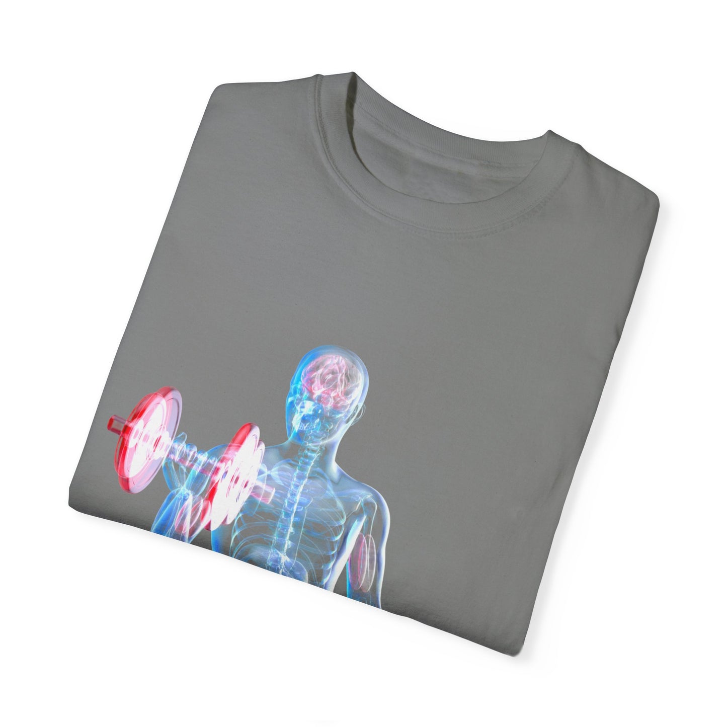 Unisex Fitness Anatomy Graphic T-Shirt - Weightlifting Design