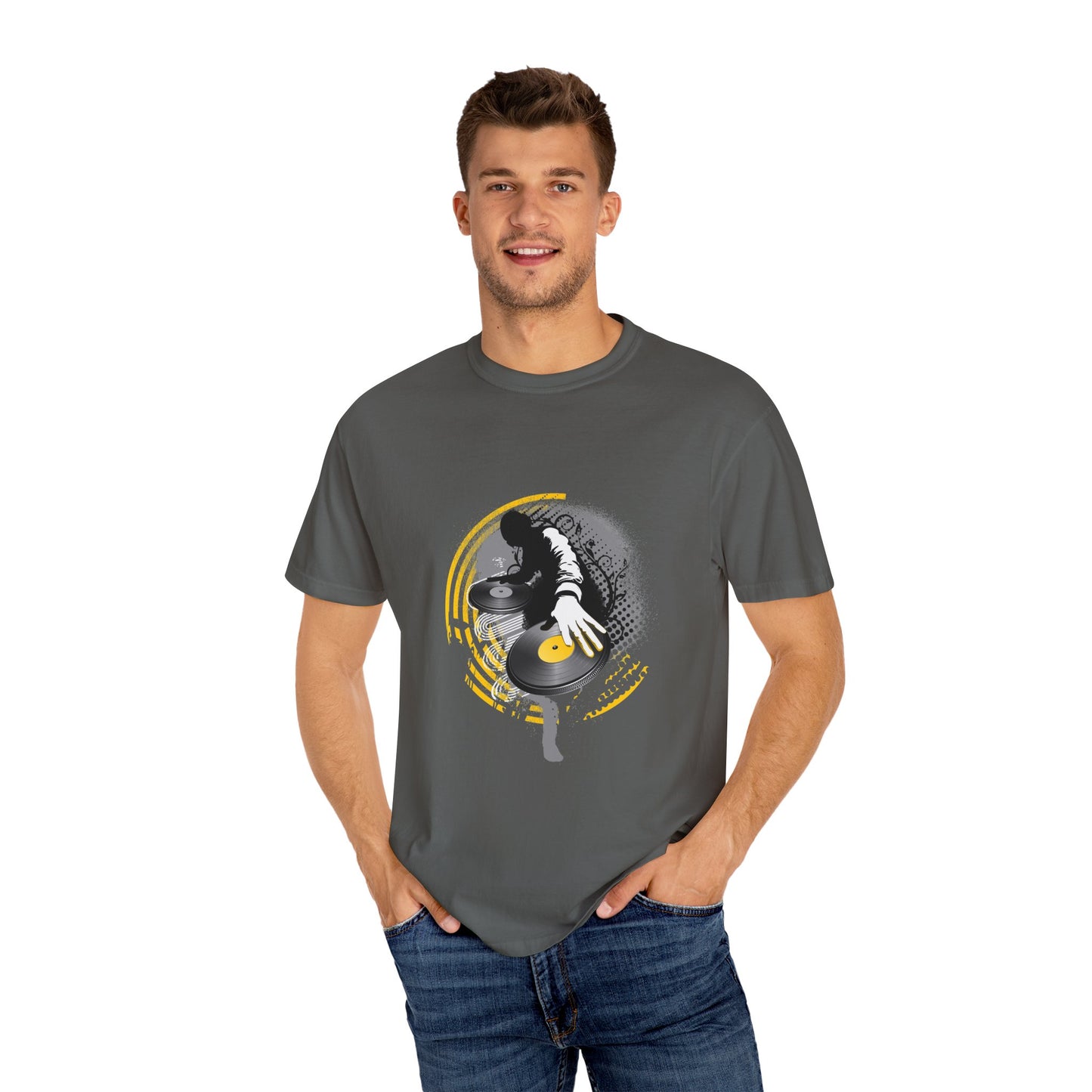 Vibrant DJ Graphic Unisex T-Shirt - Perfect for Music Lovers